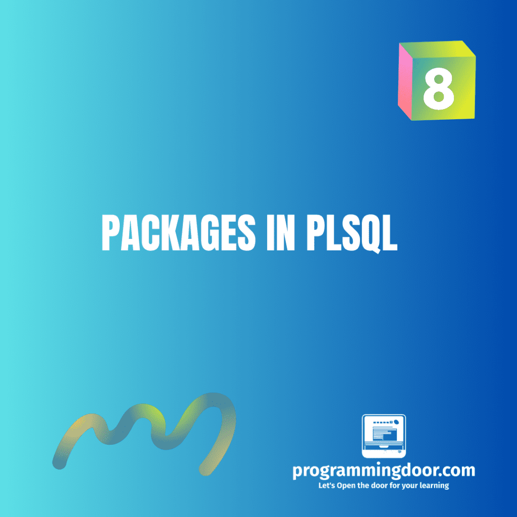 Packages in PLSQL